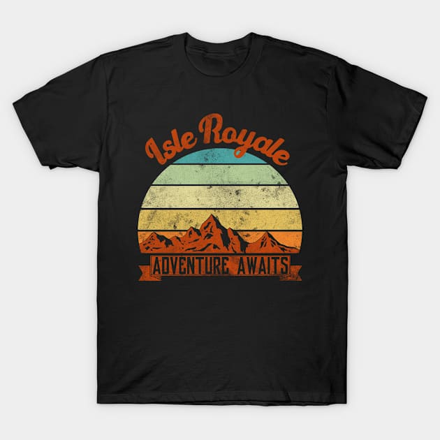 Isle Royale family camping father son. Perfect present for mother dad friend him or her T-Shirt by SerenityByAlex